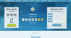Desktop Screenshot of euromillionen.org